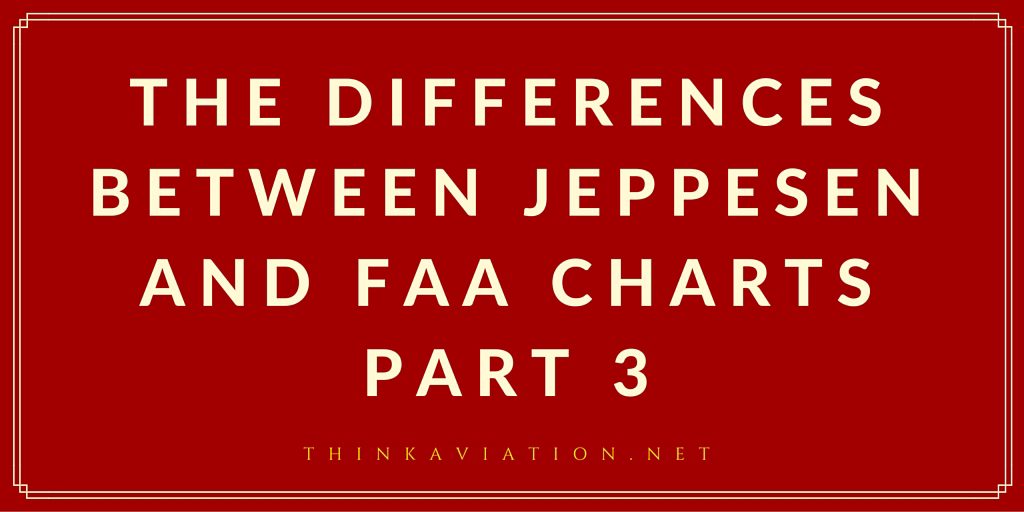 Differences between Jepp and FAA charts Part 3 Standard Instrument Departures