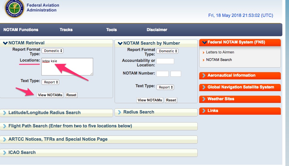 How to Check NOTAMs
